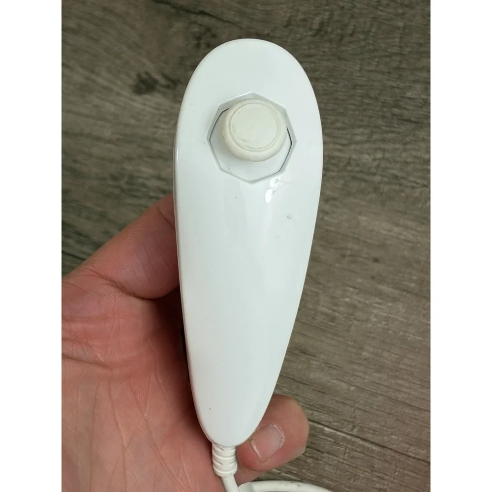 Nintendo‎ Wii Nunchuk Controller and Racing Wheel Bundle OEM Accessories